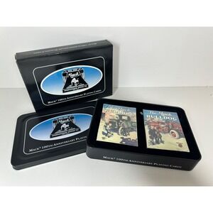 Mack Trucks 1900-2000 100th Anniversary Two Decks Playing Cards in Tin Box NEW